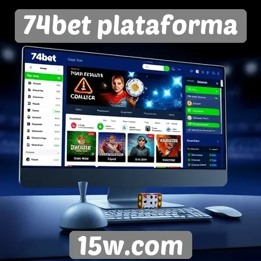 Análise da interface do usuário do 74bet plataforma